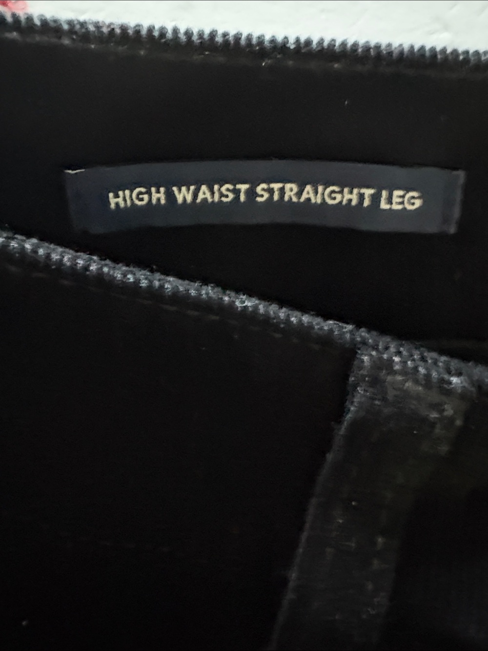 Talbots Black Corduroy High Waist Straight Leg Jeans Size 16W - Picture 5 of 9